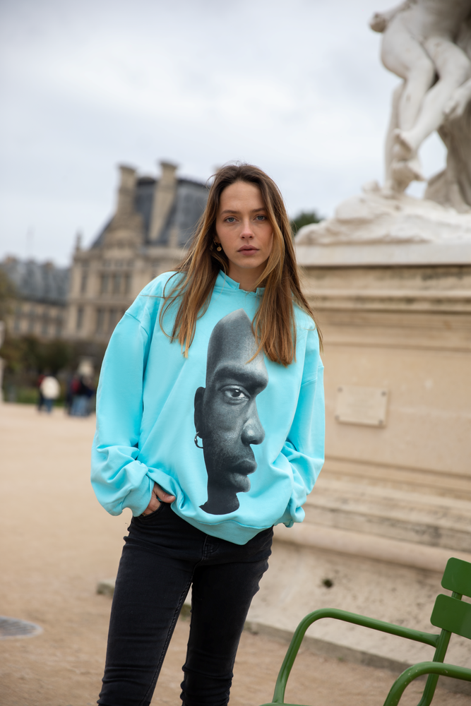 ELEVATA HOODIE WITH ILLUSION PRINT ON THE FRONT