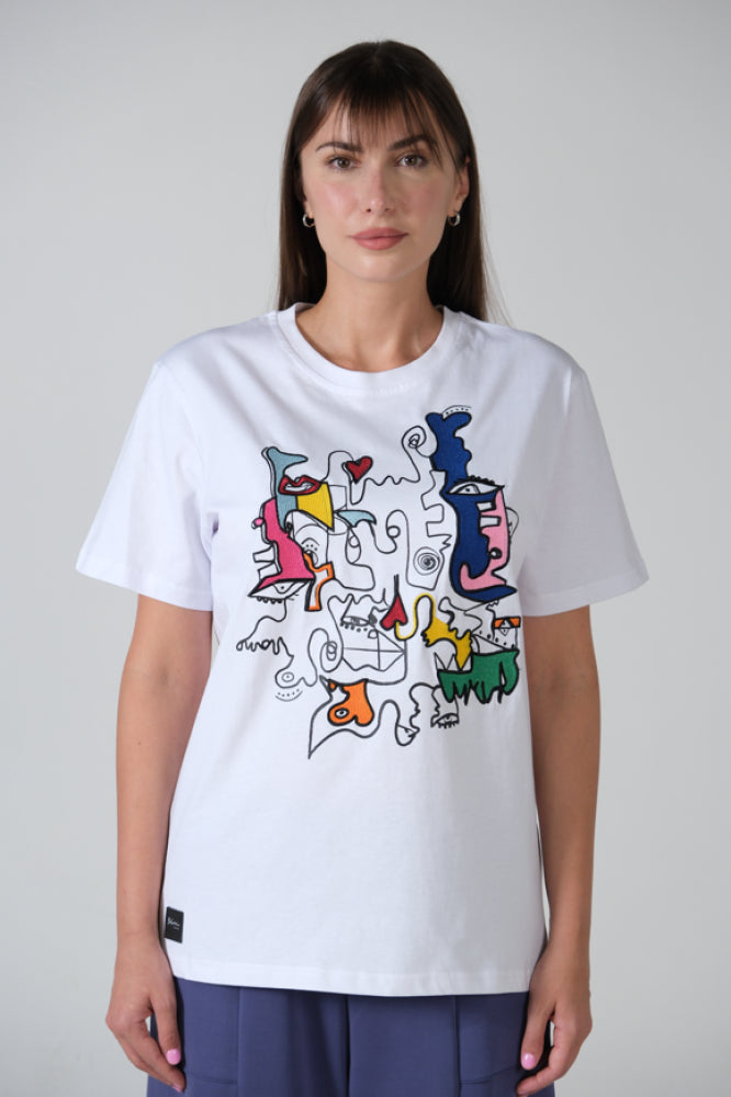 Belyatchou Ti3 White T-Shirt S-M