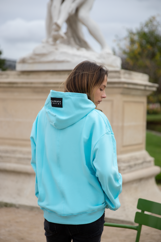 ELEVATA HOODIE WITH ILLUSION PRINT ON THE FRONT