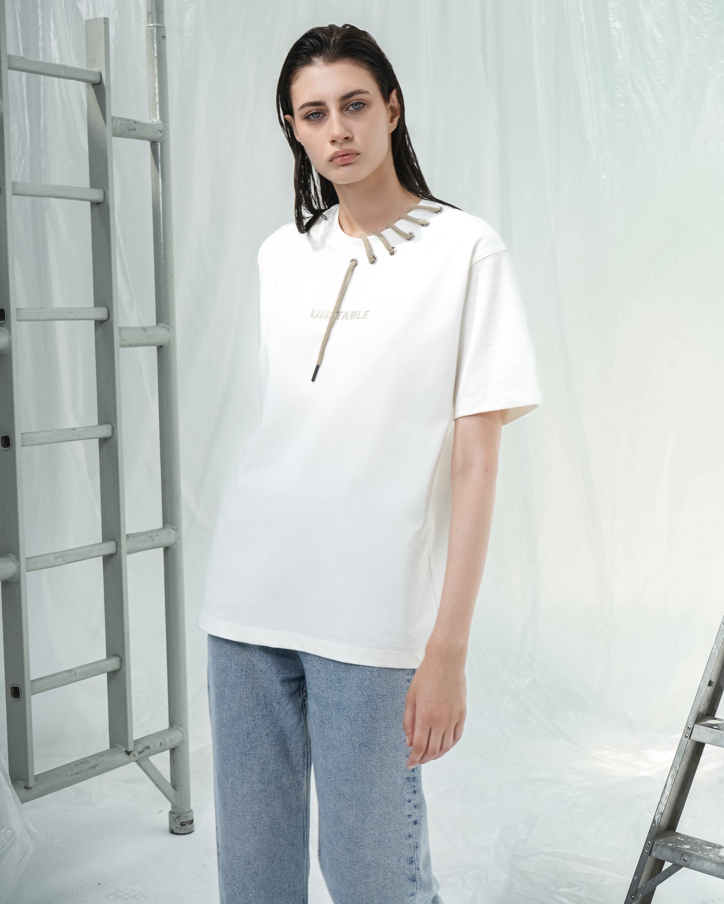 UNSTABLE LACE T-SHIRT