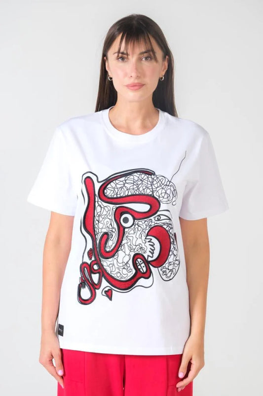 Belyatchou Ti2 White T-Shirt S-M