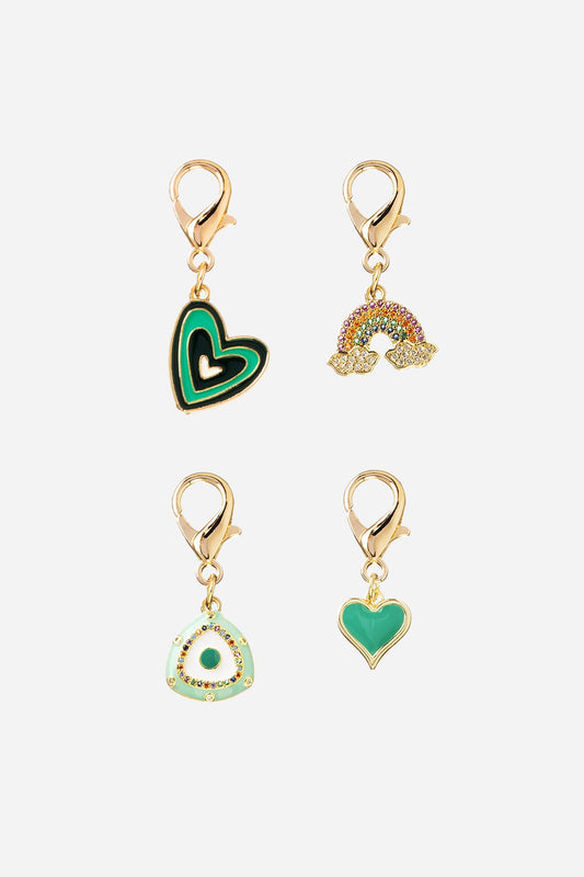 LA COQUE FRANCAISE METAL PACK 4 CHARMS ARC EN CIEL