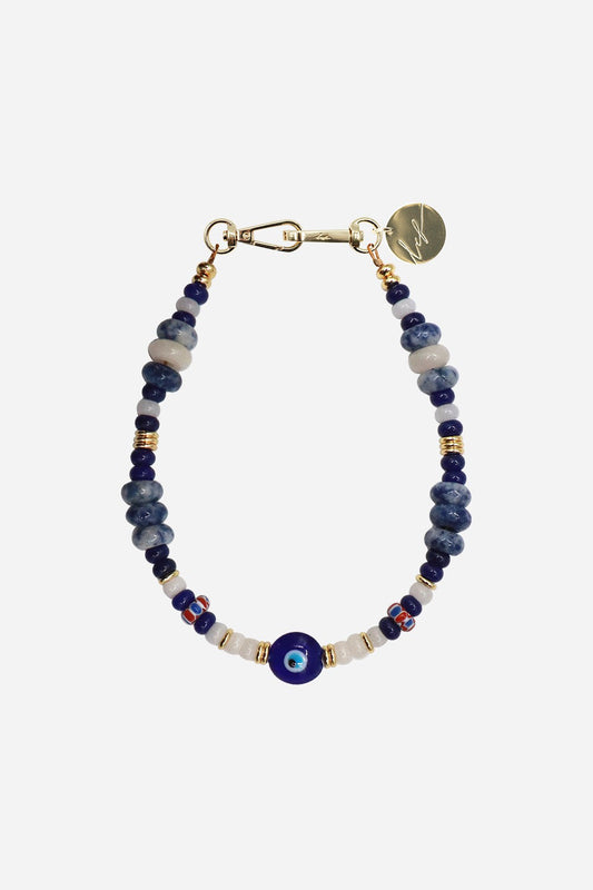 LA COQUE FRANCAISE PERLE KALLIOPE PERLE BLEUE ET OEIL