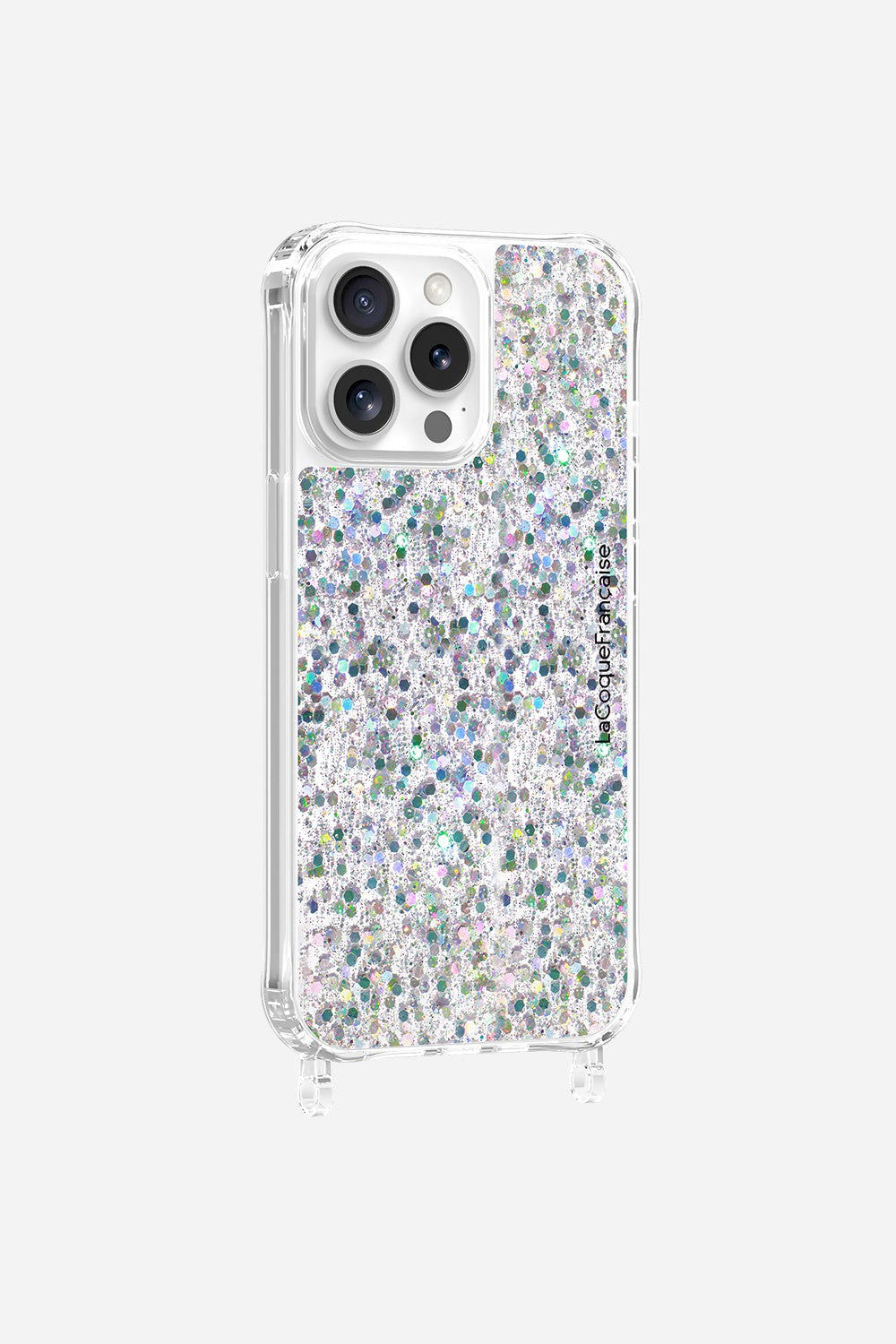LA COQUE FRANCAISE SILICONE COQUE PAILLETTE IP15 PRO MAX