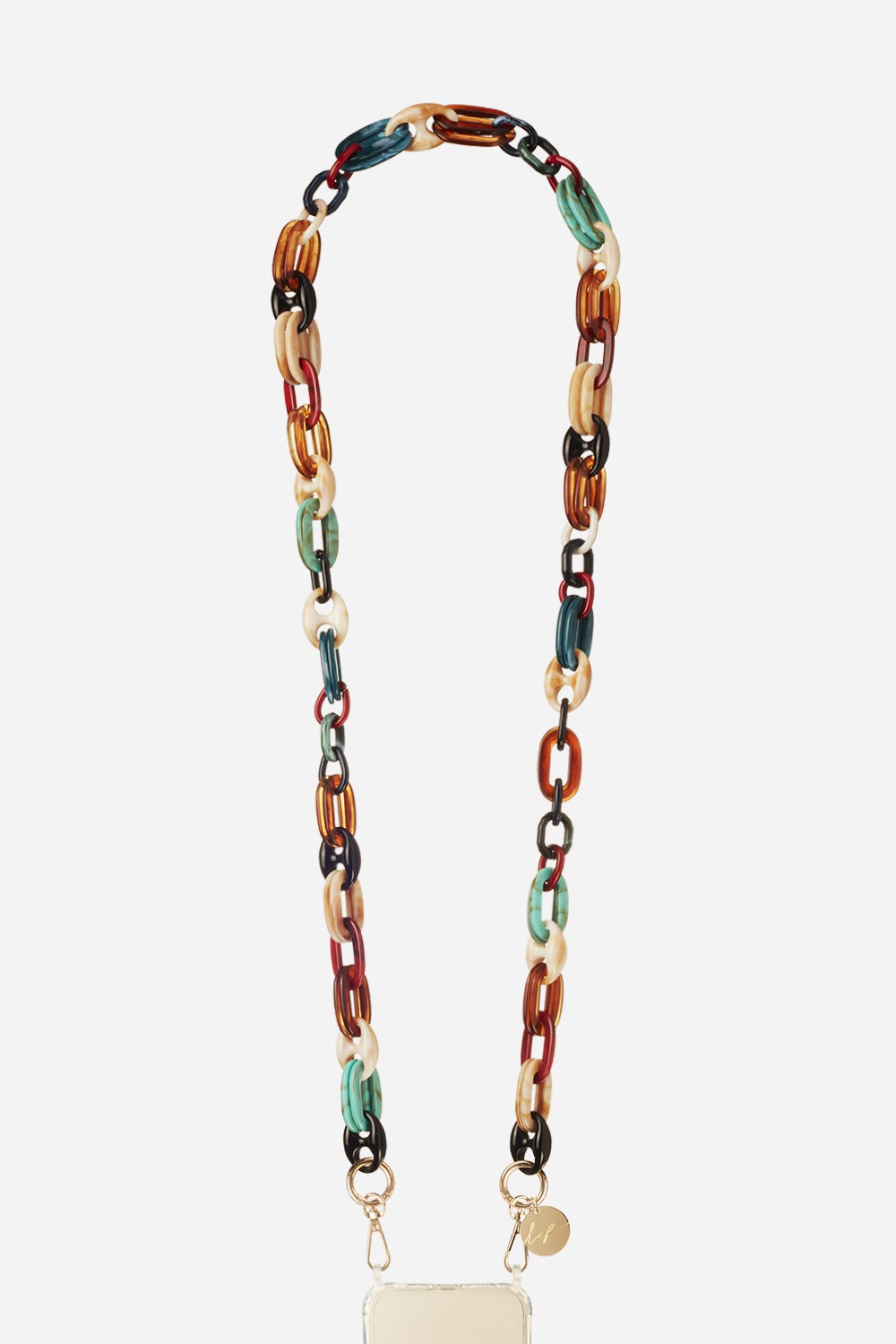 LA COQUE FRANCAISE RESINE AMBRE MULTICOLORE