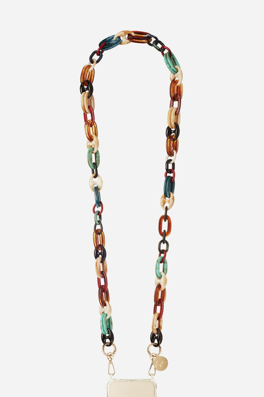 LA COQUE FRANCAISE RESINE AMBRE MULTICOLORE