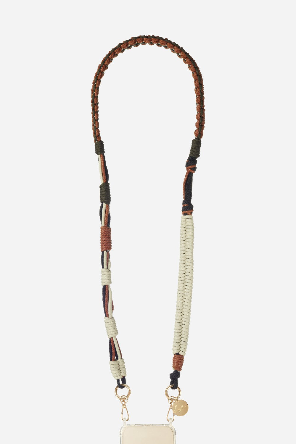 LA COQUE FRANCAISE TISSU ROXANNE KAKI ET BEIGE