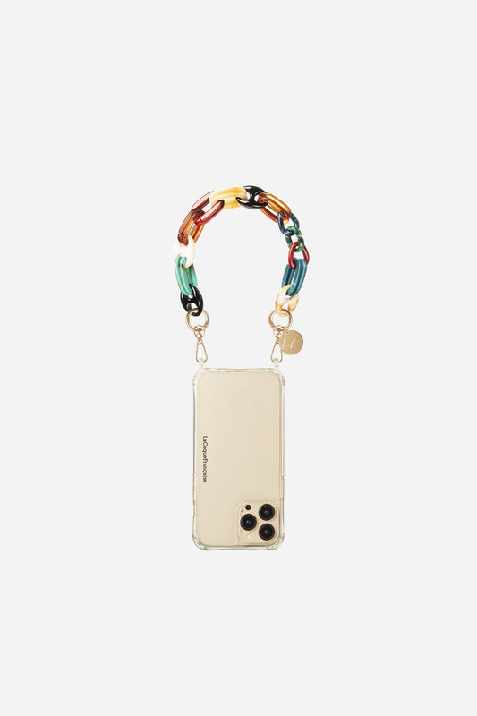 LA COQUE FRANCAISE TISSU AMBRE MULTICOLORE