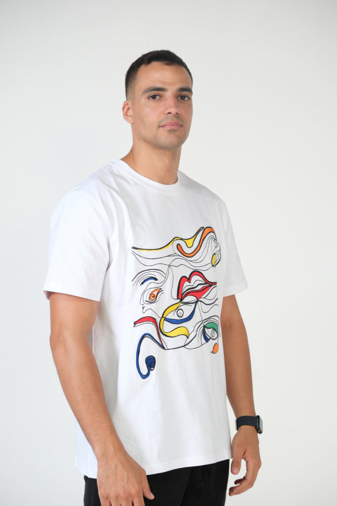 Belyatchou Ti5 White T-Shirt S-M