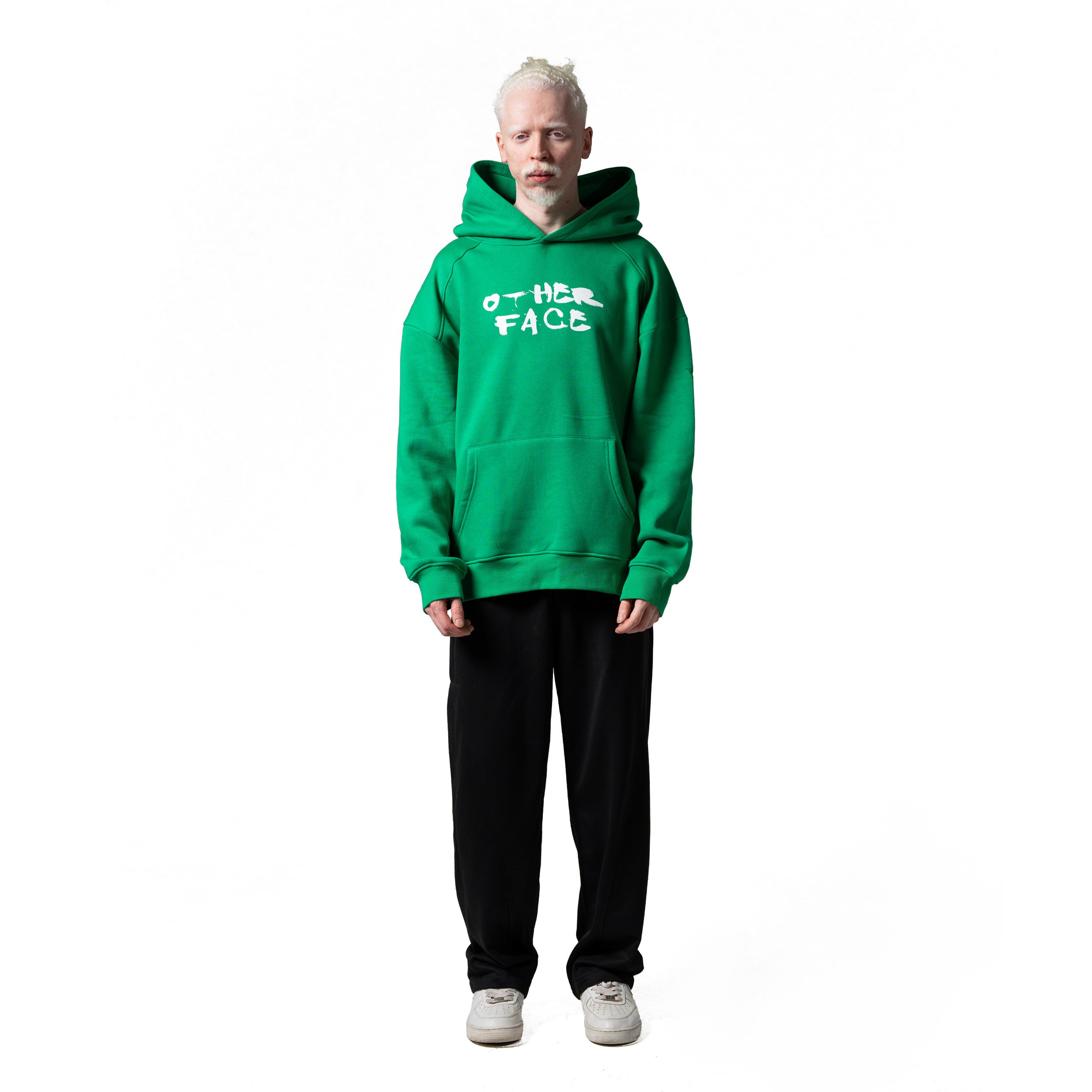 Other Face Classic Green Hoodie