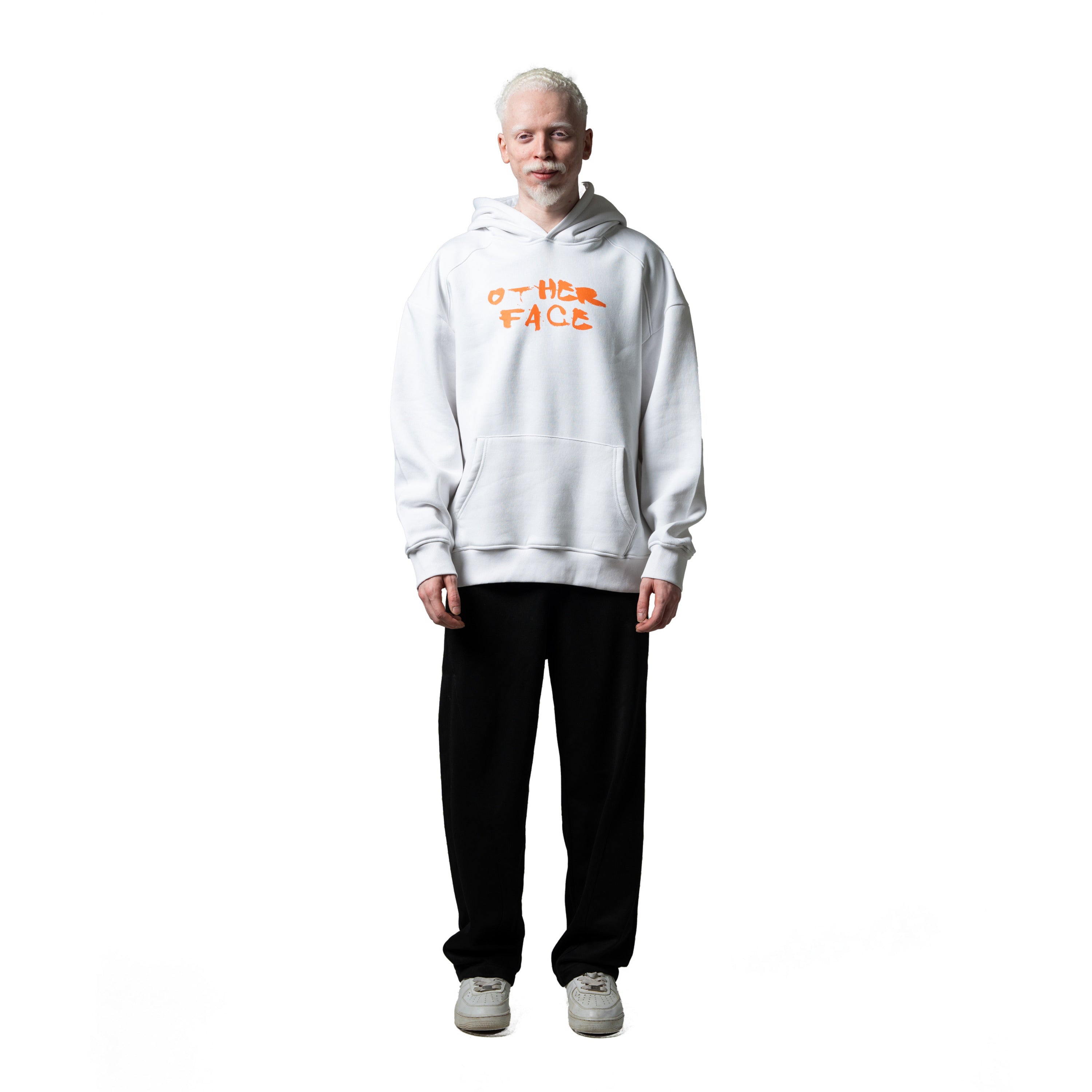 Other Face Classic White Hoodie