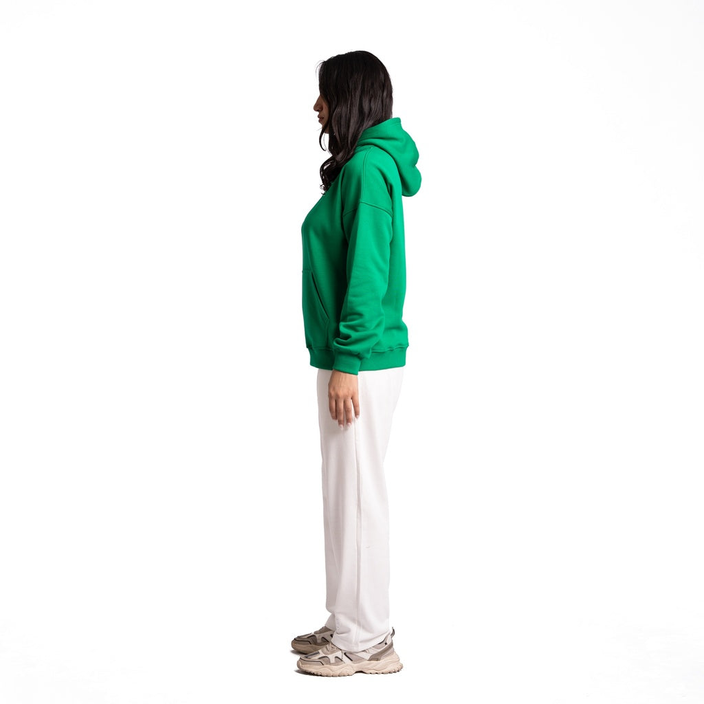 Other Face Fashion Power Green Hoodie