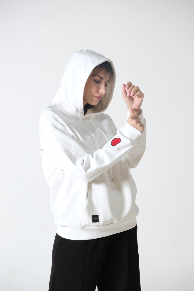 Belyatchou Hoodie 1 White